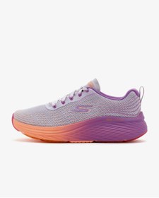 Resim Skechers Max Cushioning Elite 2.0 Speed Play 129621 PROR Kadın Mor Turuncu Koşu Ayakkabısı 