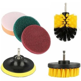 Resim K17715 6 Adet Ovma Matkap Fırça Çok Amaçlı Kit Elektrikli 