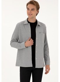 Resim U.s. Polo Assn. Erkek Gri Gömlek Örme 50308470-vr024 Gri 