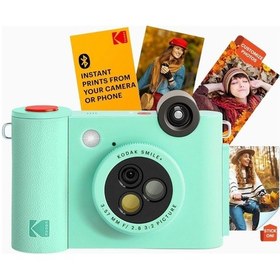 Resim Kodak Smile+ 10mp Anında Kamera Ve Bluetooth Fotoğraf Yazıcısı Dijital Fotoğraf Makineleri Yeşil 