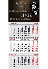 Resim 2026 Yılı Gemici Takvimi-bendeki Aşk Olmasa-aşık Veysel 