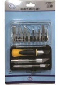 Resim Maket Bıçağı Seti Af-Ms01 Al-Fa Tools 