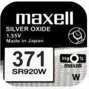 Resim Maxell 371 SR920SW 1.55V Saat Pili 3'lü 