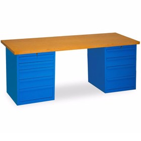 Resim starçelik Çalışma Tezgahı 9 Çekmeceli Dolaplı (2130X650X800 MM) 