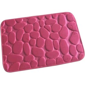 Resim baytoptan Memory Kaydırmaz Banyo Paspası Pembe 