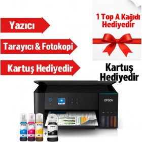 Resim Epson Ecotank L4360 Fotokopi, Tarayıcı, Wi-Fi Mürekkep Tazklı Yazıcı 