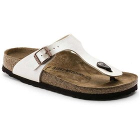 Resim Birkenstock Gizeh Bf Graceful Beyaz Terlik 
