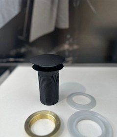 Resim Nefa Yapı Siyah Lavabo Sifonu Pup-up Bas-çık Sifon Diğer 