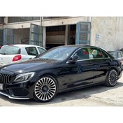 Resim ANDOTOAKSESUAR Mercedes W205 C Serisi Krom Kapı Direk 6 Parça Paslanmaz Çelik 