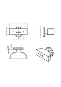 Resim Ayrıntıshop Artemis Duşkabin Teker Makarası 4 Lu Set Gri 