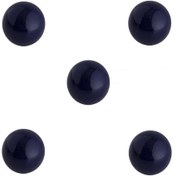 Resim 5 Adet Tomurcuk Porselen Top Düğme Siyah Çocuk Odası Kulp Siyah 