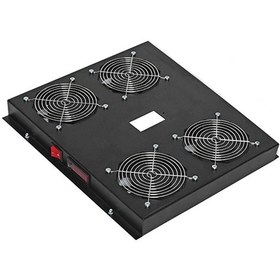 Resim Cabex 4 lü Fan Modülü Dijital Termostat switch Dikili tip 