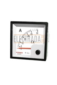 Resim VTEKE DİREK AMPERMETRE 72X72 10A 