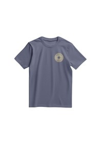 Resim Unisex Kısa Kollu Filistin Eski Gazeti Sayfası Baskılı Tişört S - 2xl T300030 Koyu Gri 