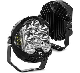 Resim Ahmet Otomotiv Off-Road Projektör Shooter LED Lamba Beyaz 5 Inç Çakarlı 