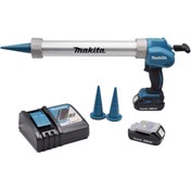 Resim Makita Dcg180ryeb Profesyonel Kartuşlu Silikon Tabancası 18v / 1.5ah Li-ion 