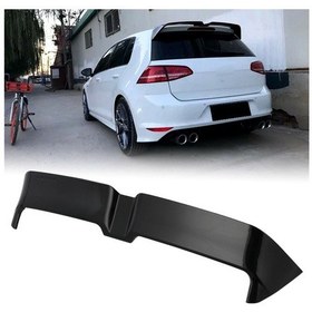 Resim VW GOLF 7 2013 2016 PLASTİK PARLAK SİYAH MARTI SPOYLER 