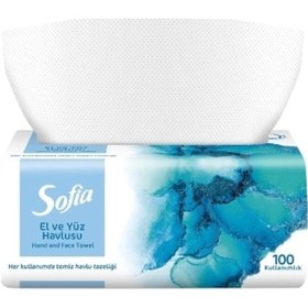 Resim Sofia El Ve Yüz Havlusu 100'lü 