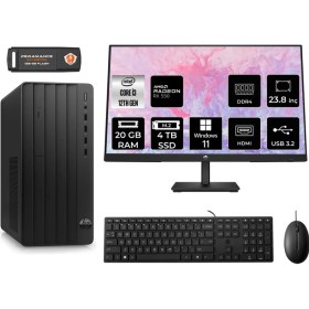 Resim Hp Pro Tower 290 G9 Intel Core I3 12100 20GB 4tb RX550/4GB 23.8" Fhd Monitör W11P 6D3A1EA Masaüstü Bilgisayar & Per4 USB Bellek 6D3A1EAMNT1420 