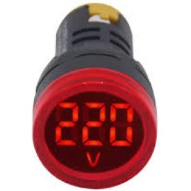 Resim Tork AD116DSV-K ,KIRMIZI-24V..550V M22 Voltmetre 