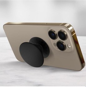 Resim E2m Pop Socket Telefon Tutucu Benekli Kedi Sarı Sarı 