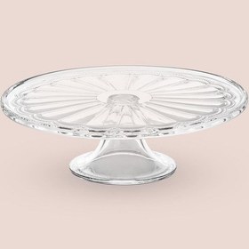 Resim The Mia Ayaklı Pasta Kek Sunum Tabağı 30x9 Cm Cam0494 