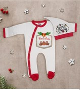 Resim Bk Gift Kişiye Özel Yılbaşı Temalı Tulum Zıbın Ve Kukuletalı Şapka Seti-10 Çok Renkli 