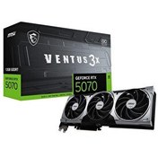 Resim MSI GeForce RTX 5070 12 G Ventus 3X OC 12 GB GDDR7 192 Bit DLSS 4 Ekran Kartı 
