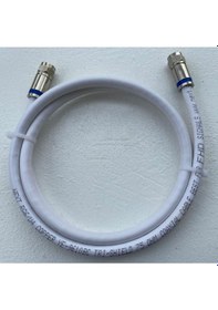 Resim 1 Metre Hazır Anten Kablosu Sıkmalı F Konnektör Next Kablo 