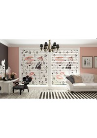 Resim True Ladies Dijital Baskı Piliseli Zebra Stor Perde 