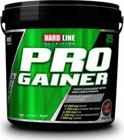 Resim Hardline Pro Gainer Karbonhidrat Tozu Çilekli 5000 Gr 