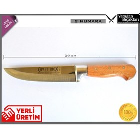 Resim Yatağan El Yapımı Kasap Ve Mutfak Bıçağı 2 Numara 