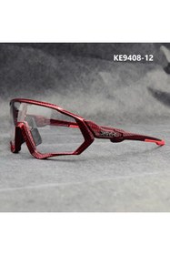 Resim KAPVOE Hailstones Değişebilir 5 Lens Mtb Polarize Bisiklet Spor Dağ Kayak Gözlüğü 