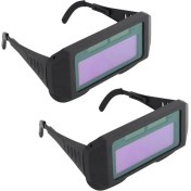 Resim Kecilila 2x Güneş Otomatik Karartma Kaynak Koruyucu Maske Kaynakçı Gözlükleri (Yurt Dışından) 