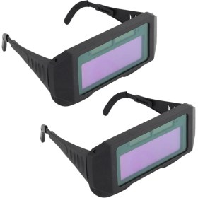 Resim Kecilila 2x Güneş Otomatik Karartma Kaynak Koruyucu Maske Kaynakçı Gözlükleri (Yurt Dışından) 