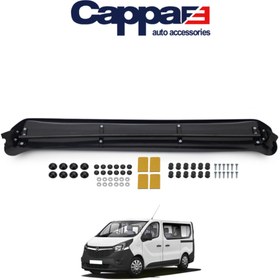 Resim Cappafe Opel Vivaro Ön Cam Güneşliği Siperlik Vizör Şapka Terek Akrilik (ABS) Piano Black 2014-2018 