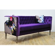 Resim Name Design Studio Loveseat 3'lü Kanepe - Mor Hayal 