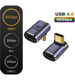 Resim Daisy Home Doksan Derece Type-C Çevirici 40 Gbps 90 Derece Typec Çevirici 