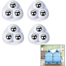 Resim 4 PCS 3 BİLYA TEKERLEKLİ MOBİLYA EŞYA TAŞIMA APARATI 360 DERECE (3791) 