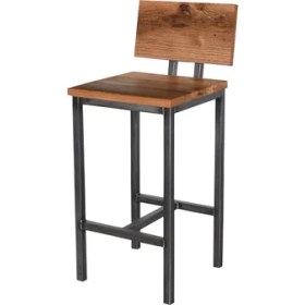 Resim Abronya Bar Taburesi Retro Sandalye Modelleri Yemek Masası Mutfak Masası Ahşaplı Sandalye Modeli 1 Adet 