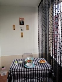 Resim KÜÇÜK PUANLI MODEL ANTRASİT RENK İP PERDE HAZIR İP PERDE 300 * 270 