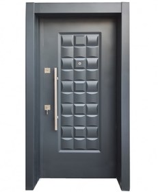 Resim Tez1473a Antrasit Sac Çelik Kapı, Dış Mekana Uygun Çelik Kapı 