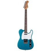 Resim Kozmos KTL-ALDSS-GRWN-LPB SS Cilalı Sap Gülağacı Klavye Lake Placid Blue Elektro Gitar 