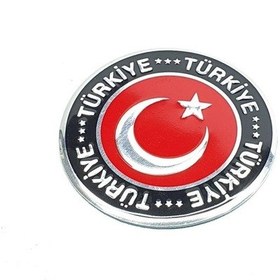 Resim Türkiye Alüminyum Sticker Etiket Yuvarlak 