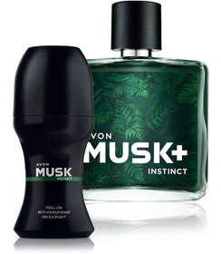 Resim AVON Musk Instinct Erkek Parfüm ve Musk Instinct Erkek Rollon Seti 