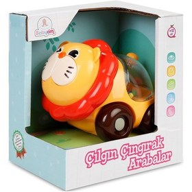 Resim Babycim Çılgın Çıngırak Araba Aslan Çok Renkli 
