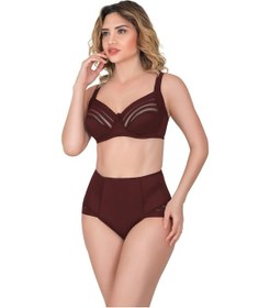 Resim Bordo Mı Emay 183 B Yan Destekli Toparlayıcı Balenli Sütyen Bordo 