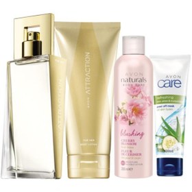 Resim Avon Attraction Kadın Parfüm Losyon Ve Cilt Bakım Seti 
