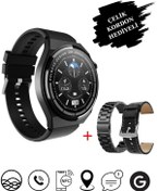 Resim NS Store GT3 Max Ios ve Android Uyumlu Akıllı Kol Saati GPS/NFC/SİRİ Aktif ( Metal Kordon Hediyeli ) 