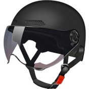 Resim Danrimaoyi Siyah Kahverengi Kısa Lens Kask 